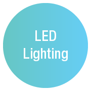 LED lighting icon
