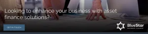 An image reading 'looking to enhance your business with asset finance solutions.'
