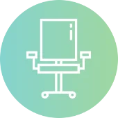 Office furniture icon