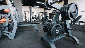 Large equipment in newly refurbished gym