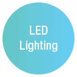 LED lighting icon