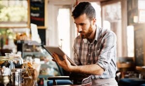 a small business owner accessing asset finance for small businesses