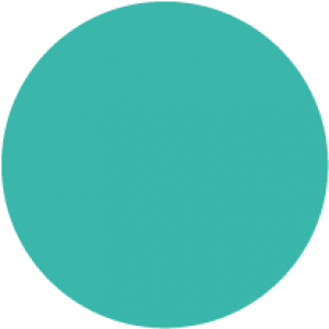 Turquoise circle