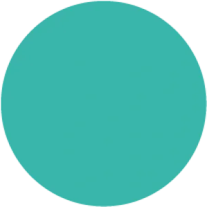 Turquoise circle