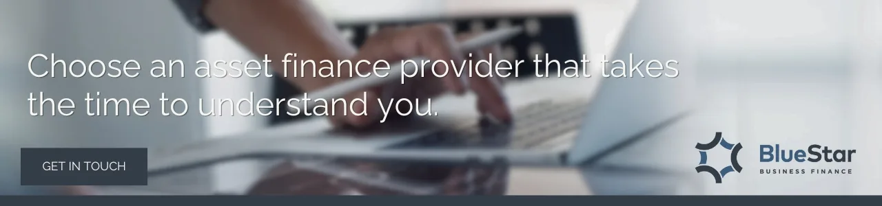 An image encouraging readers to choose an asset finance provider that takes the time to understand them